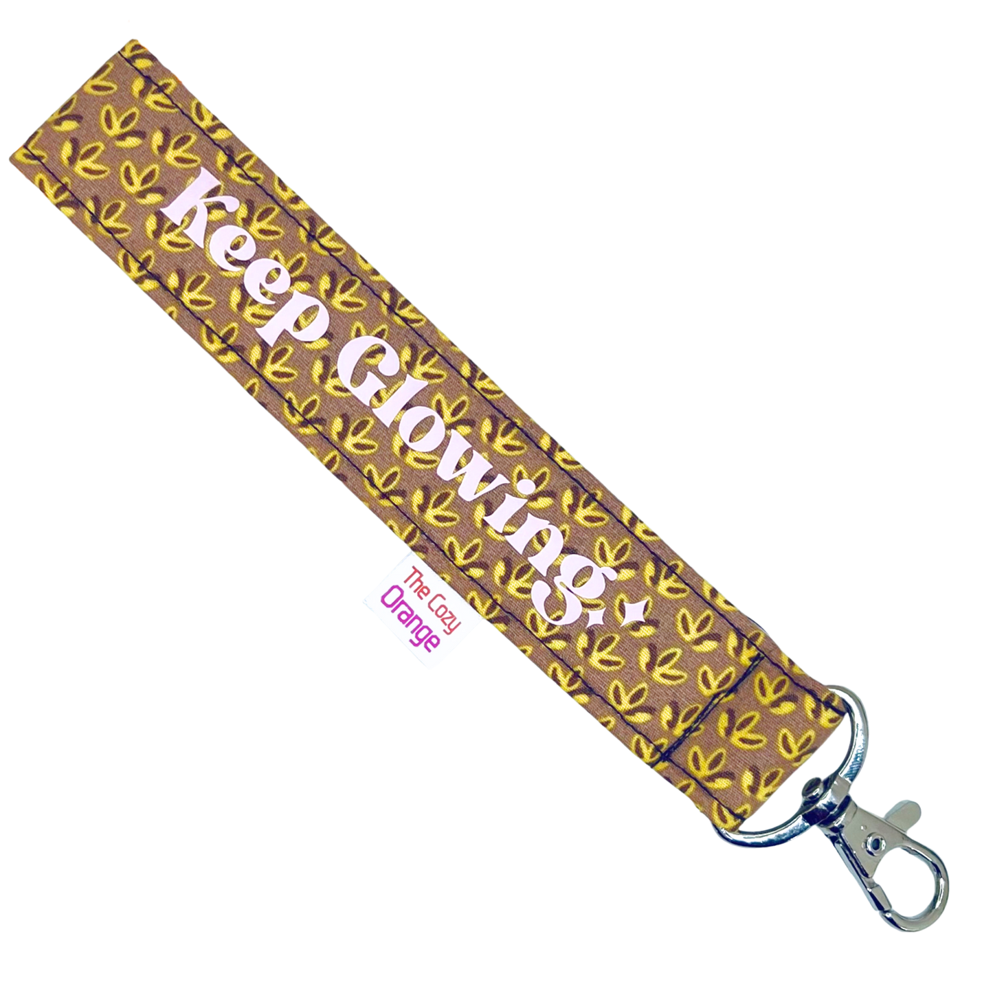 “Keep Glowing” Megan Key Wristlet