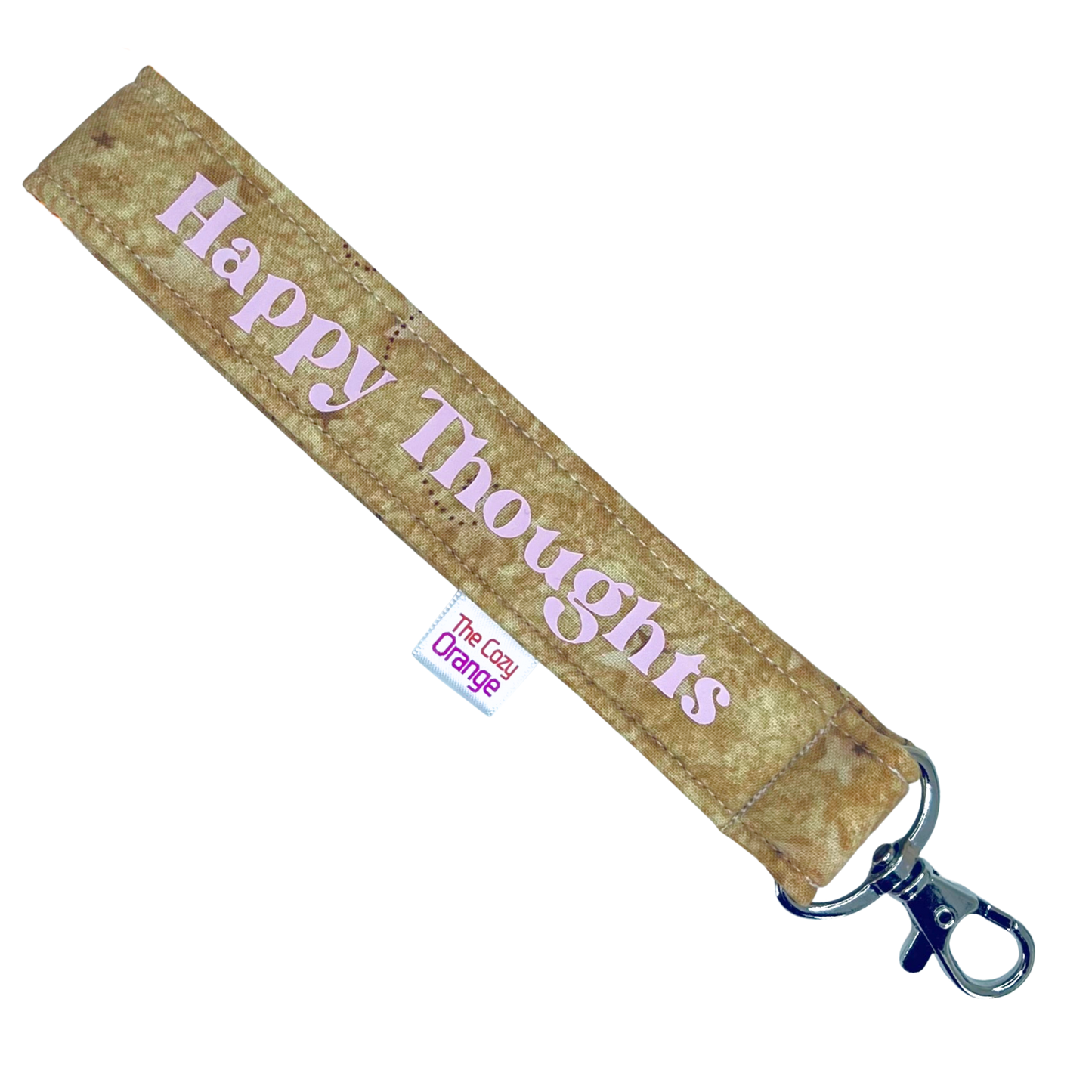 “Happy Thoughts” Priya Key Wristlet