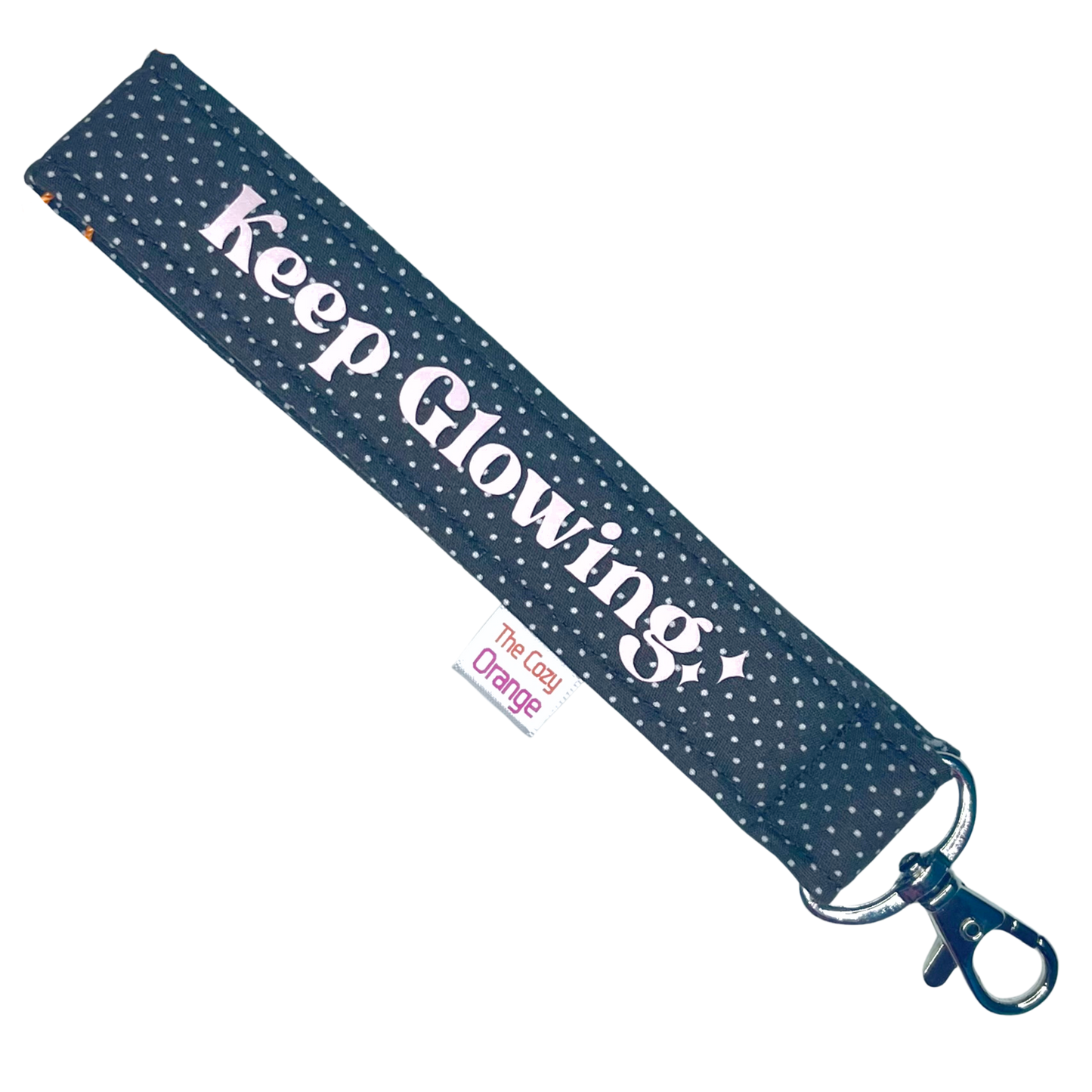 “Keep Glowing” Ali Key Wristlet
