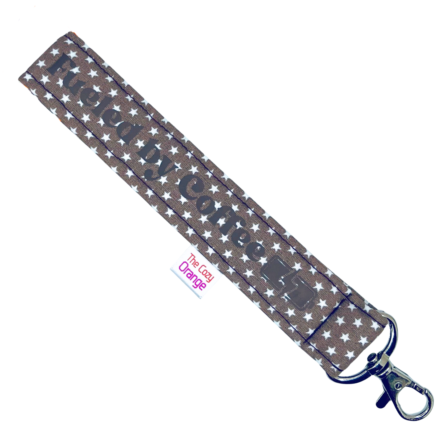 “Fueled by Coffee” Annie Key Wristlet