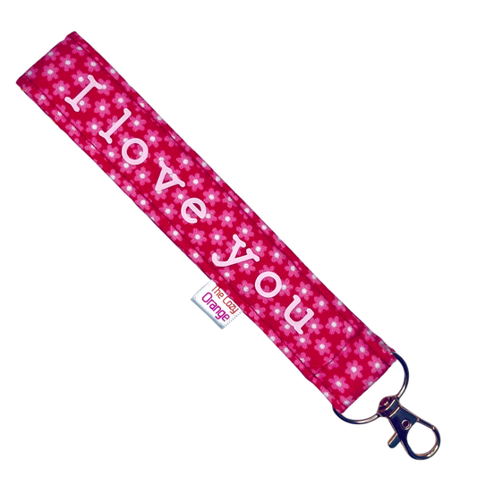 “I love you” Tatum Key Wristlet
