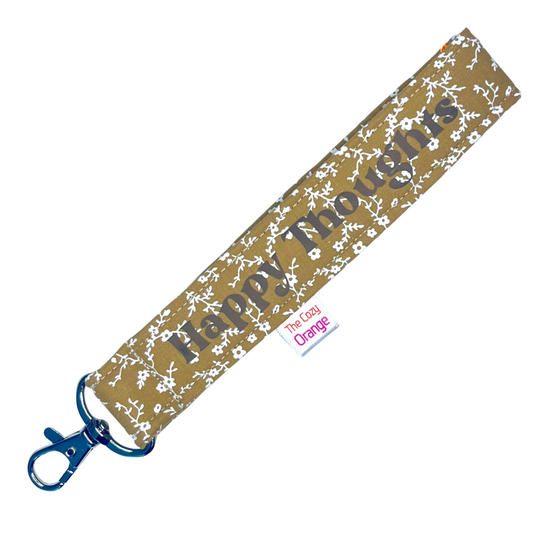 “Happy Thoughts” Nina Key Wristlet
