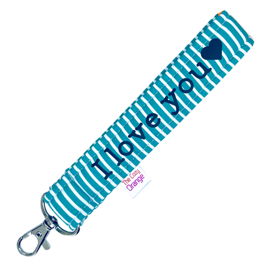 “I Love You” Aaliyah Key Wristlet