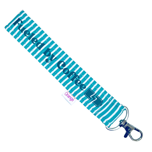 “Fueled by Coffee” Aaliyah Key Wristlet