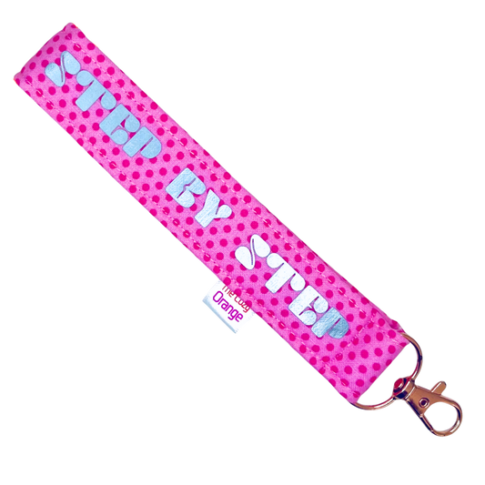 “Step by Step” Heidi Key Wristlet