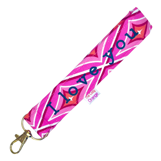 “I love you” Bibi Key Wristlet