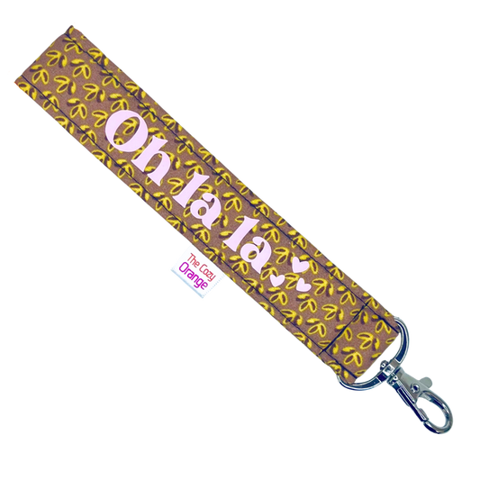 “Oh la la” Megan Key Wristlet