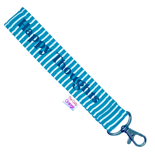 “Happy Thoughts” Aaliyah Key Wristlet